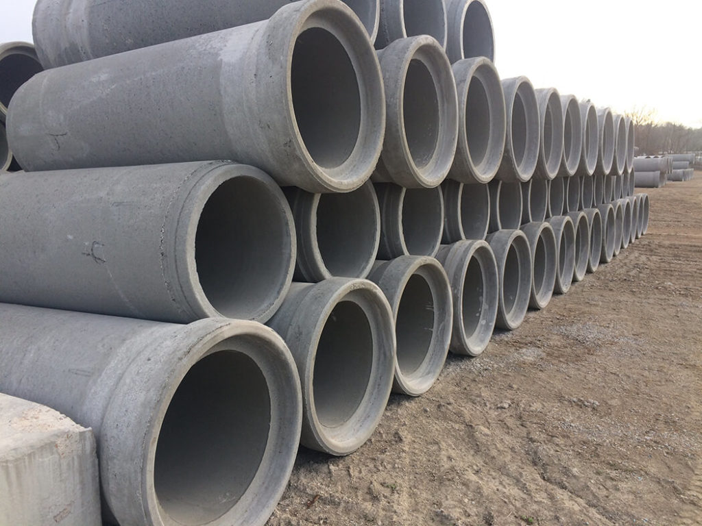 Be familiar with what a concrete pipe is